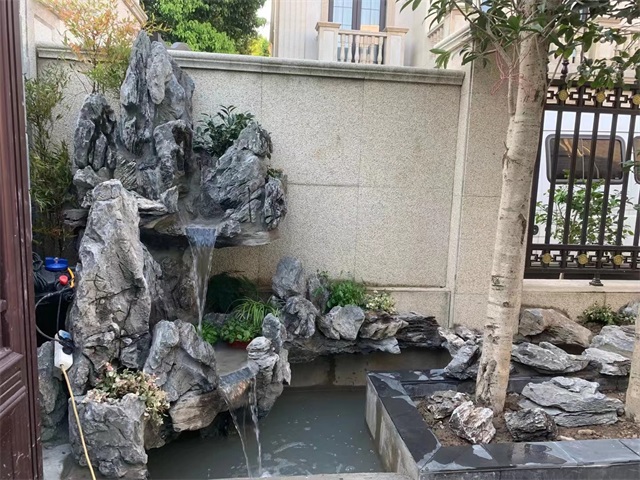 株洲庭院假山鱼池位置