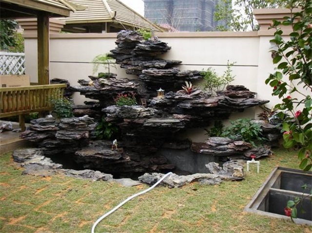 株洲庭院鱼池过滤池改造