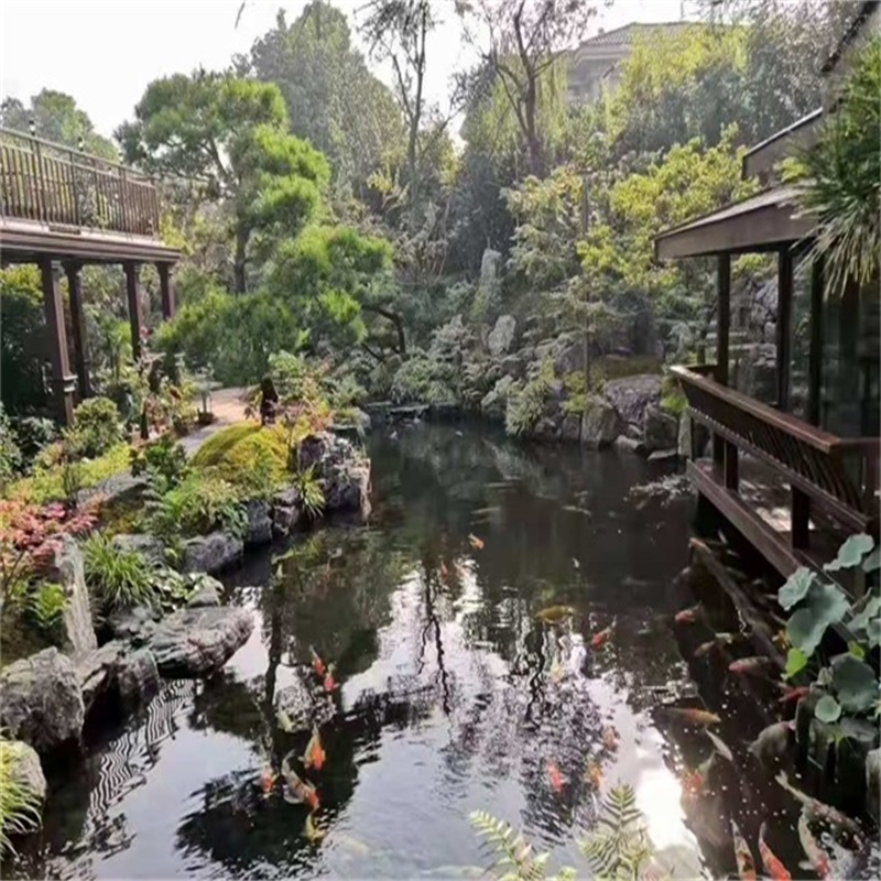 株洲庭院假山鱼池样式